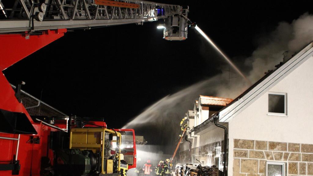 Großbrand in Burgkirchen