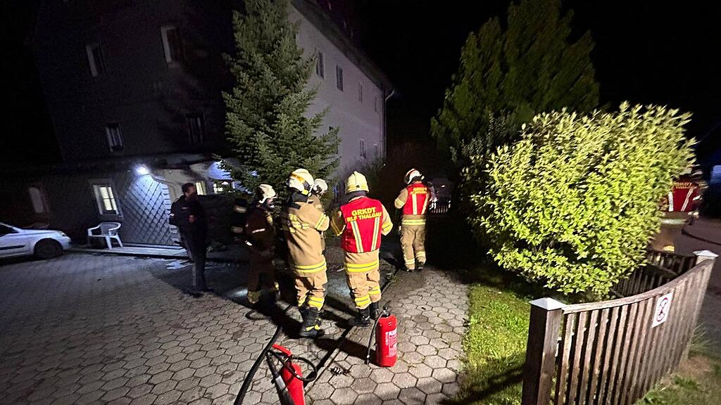 Lithium-Ionen-Akku in Thalgau in Brand