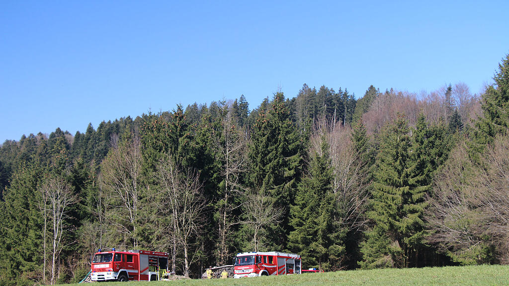 Brand A1 bei Mondsee