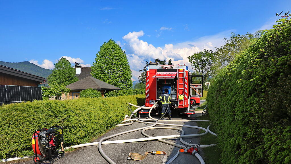 Dachstuhlbrand in St. Lorenz