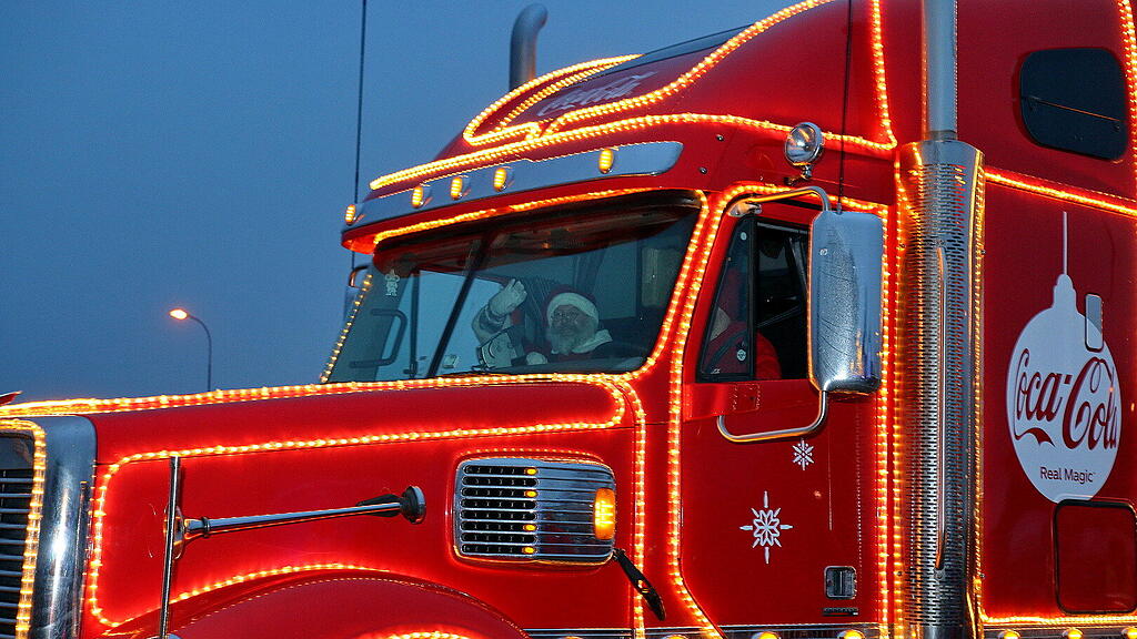 Erstmals Coca-Cola Truck in Oberalm