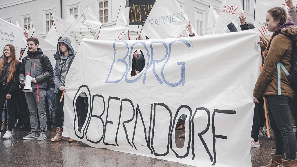 Protestmarsch BORG Oberndorf