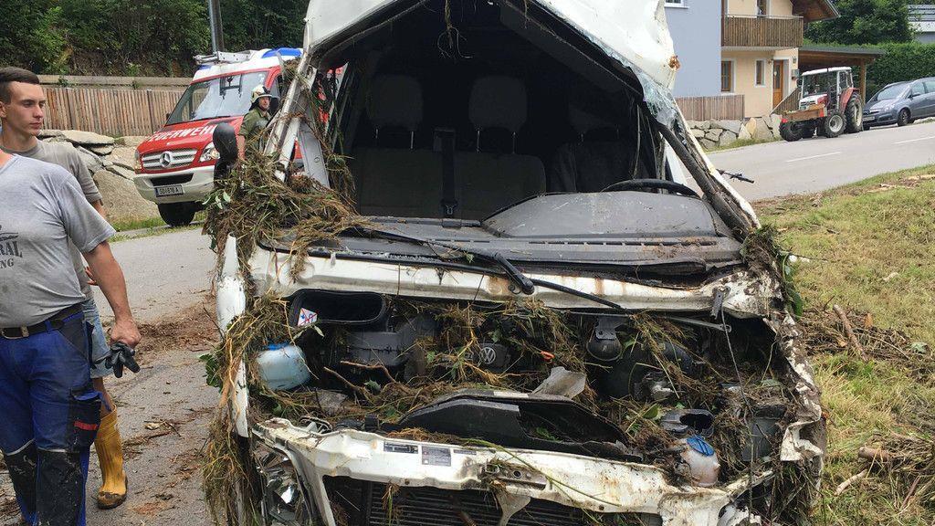 Aufräumarbeiten in Schärding und Umgebung nach Unwetter