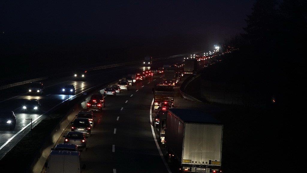 Megastau auf A1