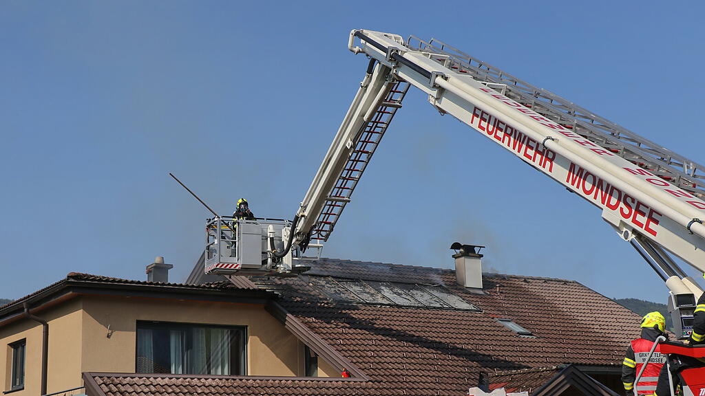Dachstuhlbrand in St. Lorenz