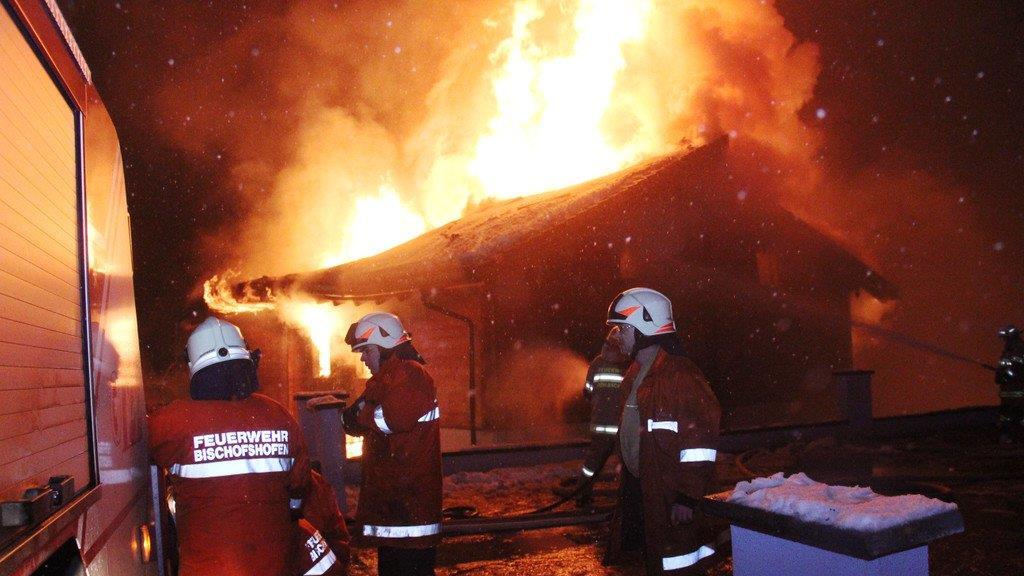 Großbrand in Mühlbach a. Hochkönig