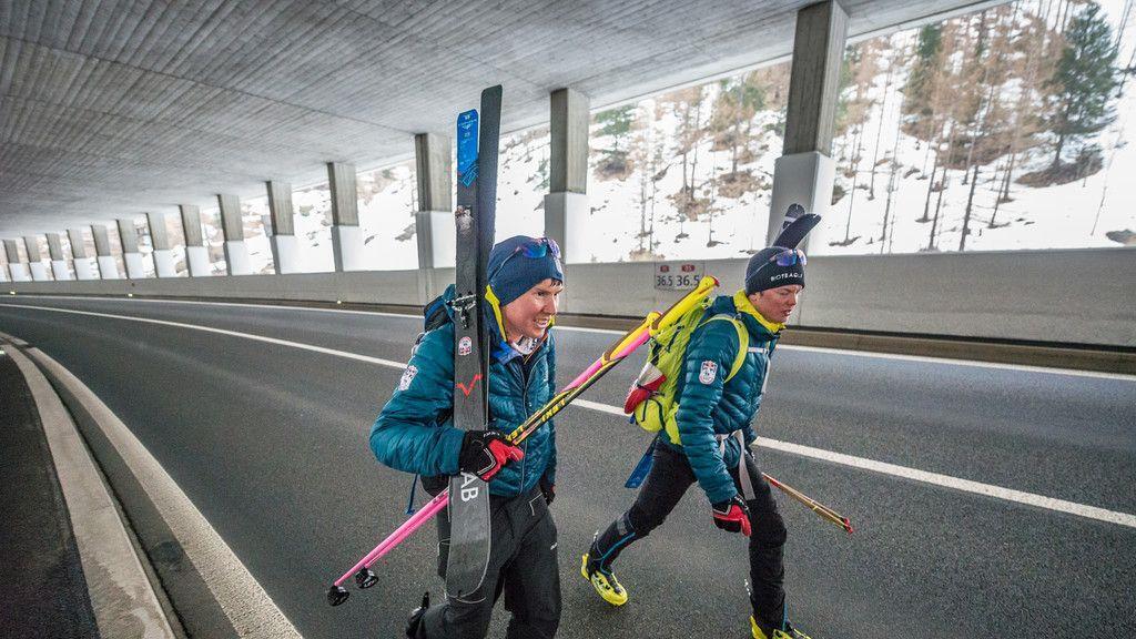 David Wallmann bei der längsten Skitour der Welt