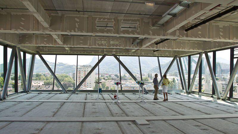 Die Panoramabar wird nun umfunktioniert.