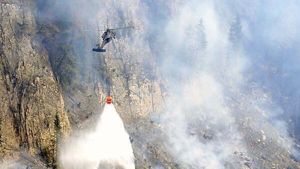 Bundesheer-Hubschrauber weiter im Einsatz