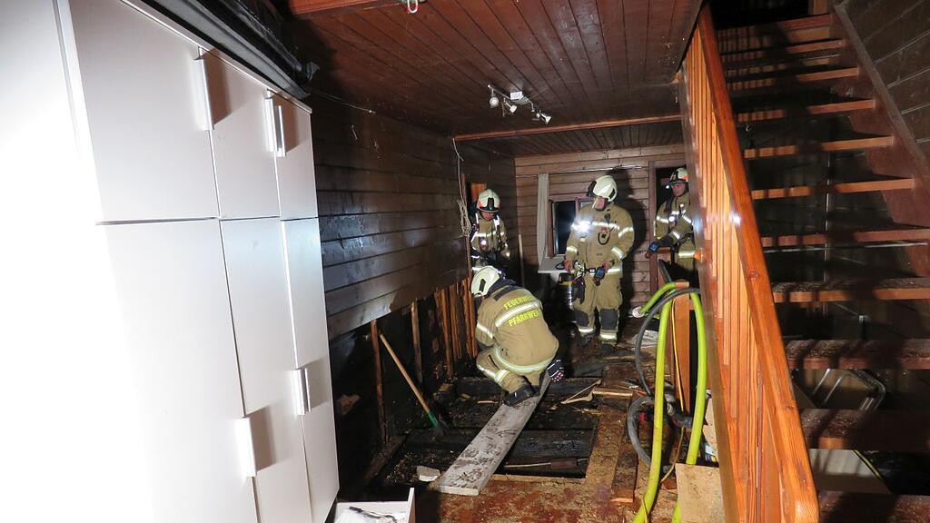 Wohnhausbrand in Pfarrwerfen
