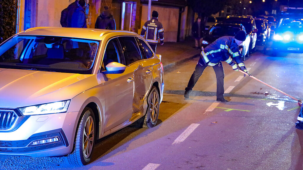 Unfall mit drei Autos in Salzburg-Liefering