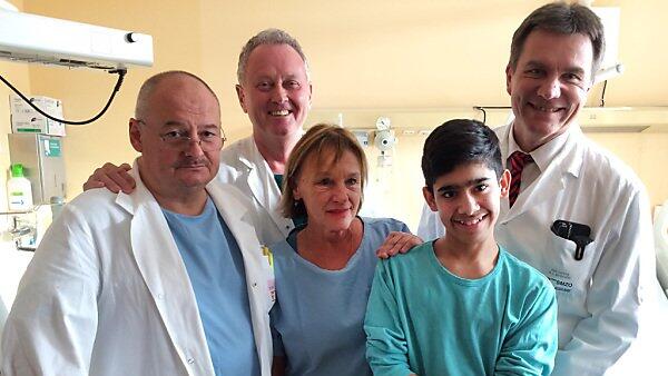 Morteza: Dank ans Personal des Donauspitals