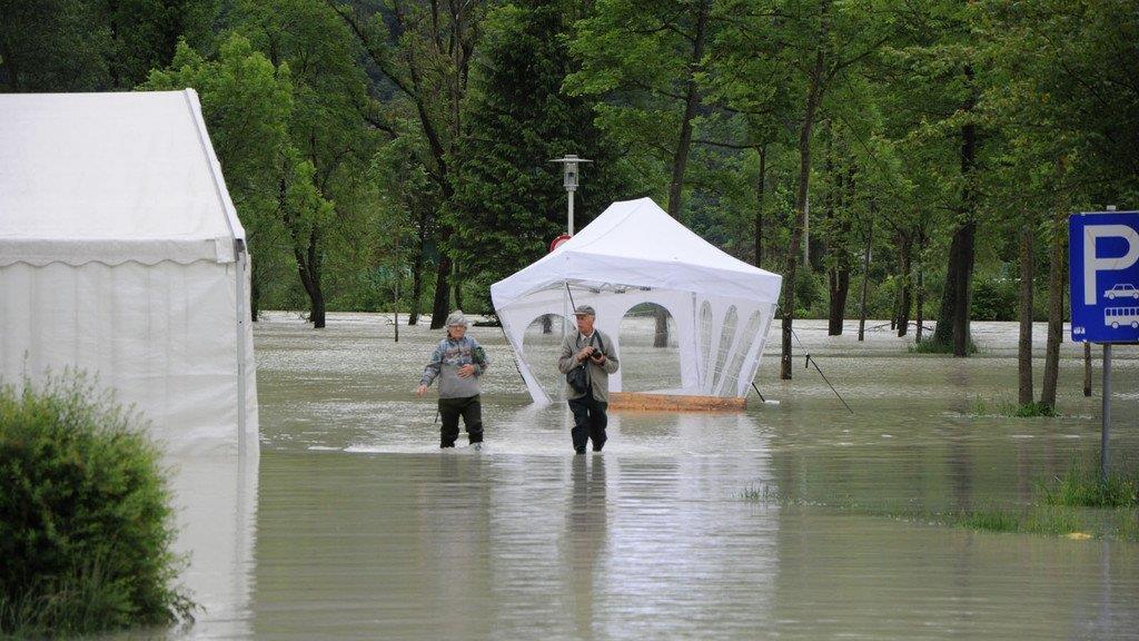 Aufräumen in Ebensee