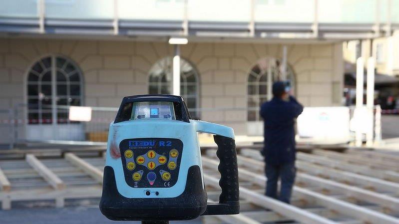 Natureis wird aufgebaut