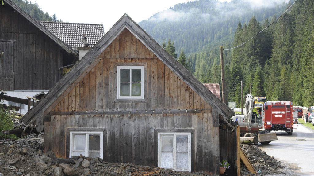 Murenabgang in Thomatal