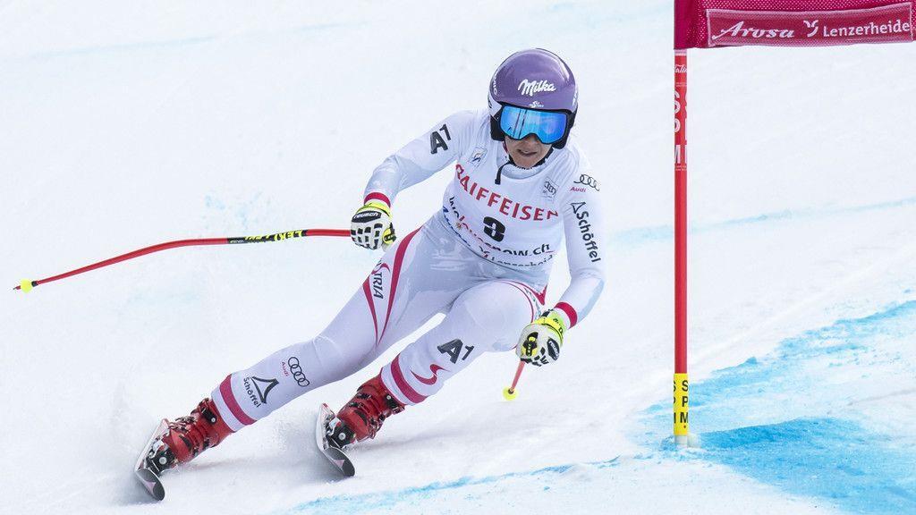 Alpine Kombination: Super-G in Lenzerheide