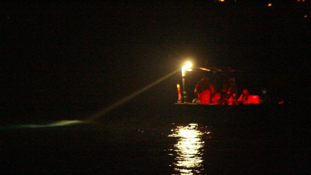 Suchaktion im Attersee
