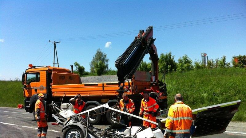 Lkw-Crash auf A1