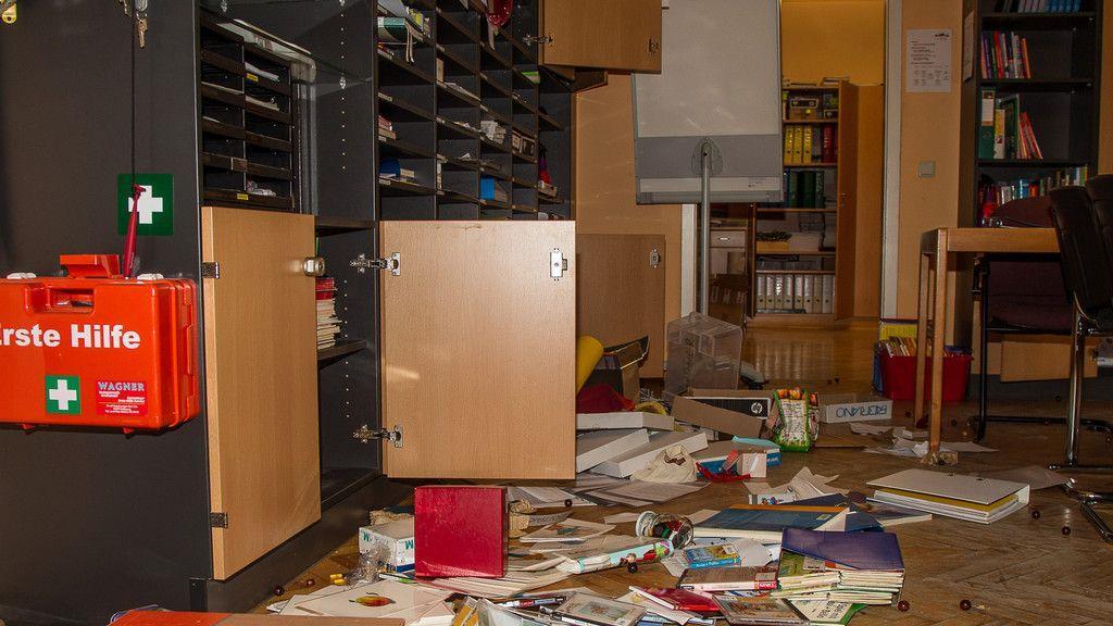 Volksschule Gnigl verwüstet