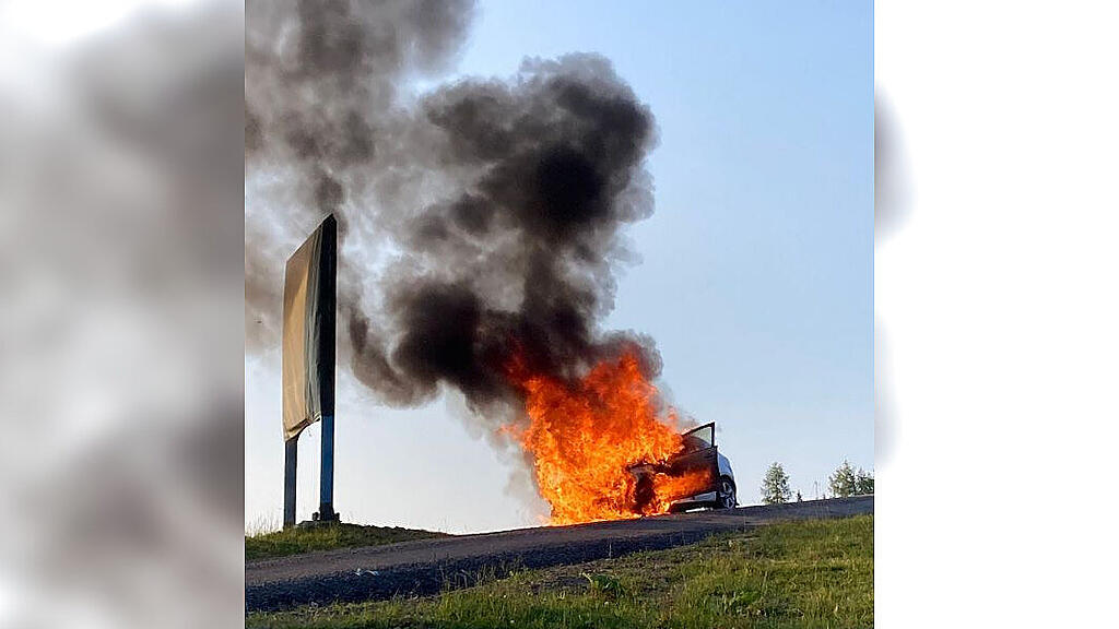 Pkw-Vollbrand Wagrain