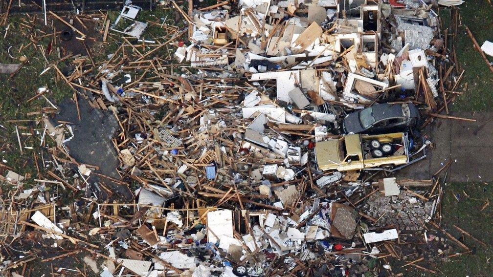 Tornado in Oklahoma: Luftaufnahmen der Zerstörung
