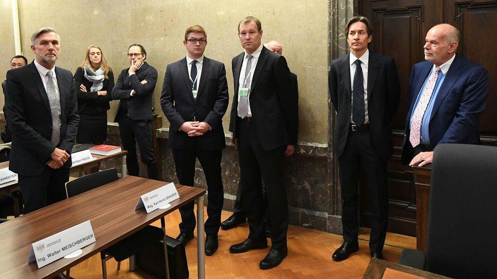 Auftakt zum Buwog-Prozess: Bilder aus dem Gericht