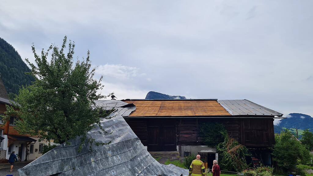 Unwetter-Einsatz St. Martin bei Lofer