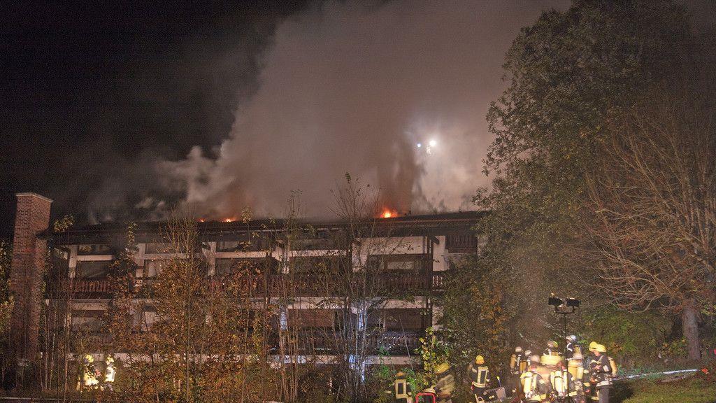 Hotelbrand in Bischofswiesen