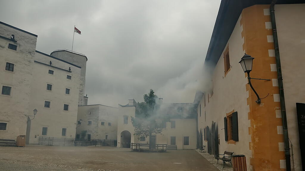 Feuerwehr-\u00dcbung auf der Festung, I