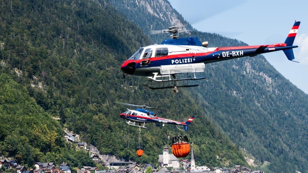 Waldbrand in Hallstatt
