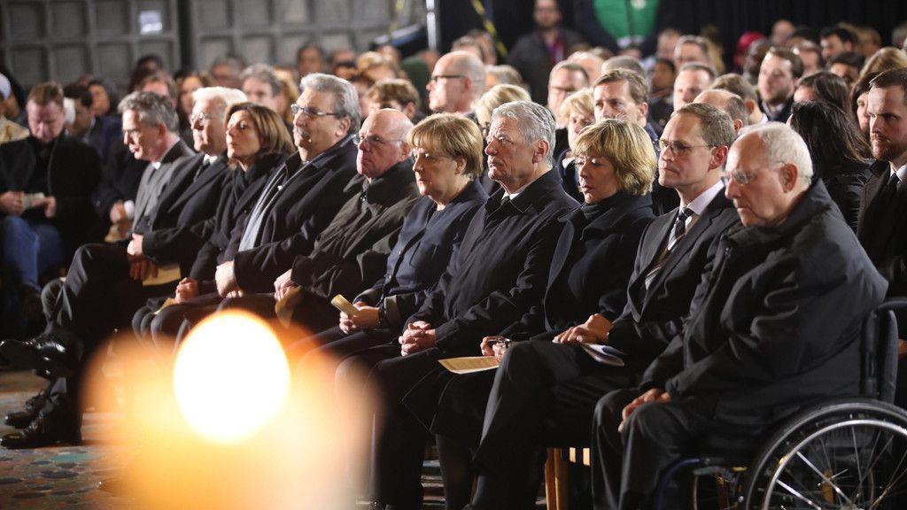 Fotos der Trauerfeier