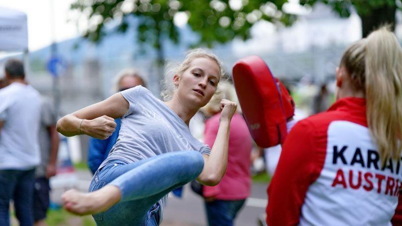 Sporttestival mit Karate-Ass Alisa Buchinger in Salzburg