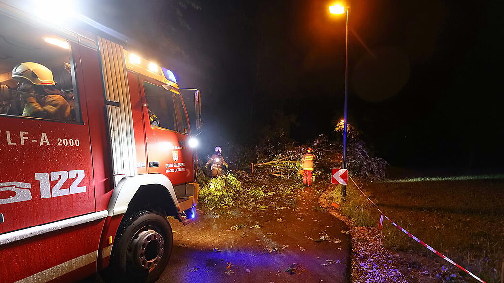 Unwetter im Flachgau