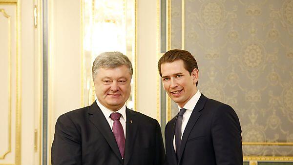 Treffen zwischen Poroschenko und Kurz geplant
