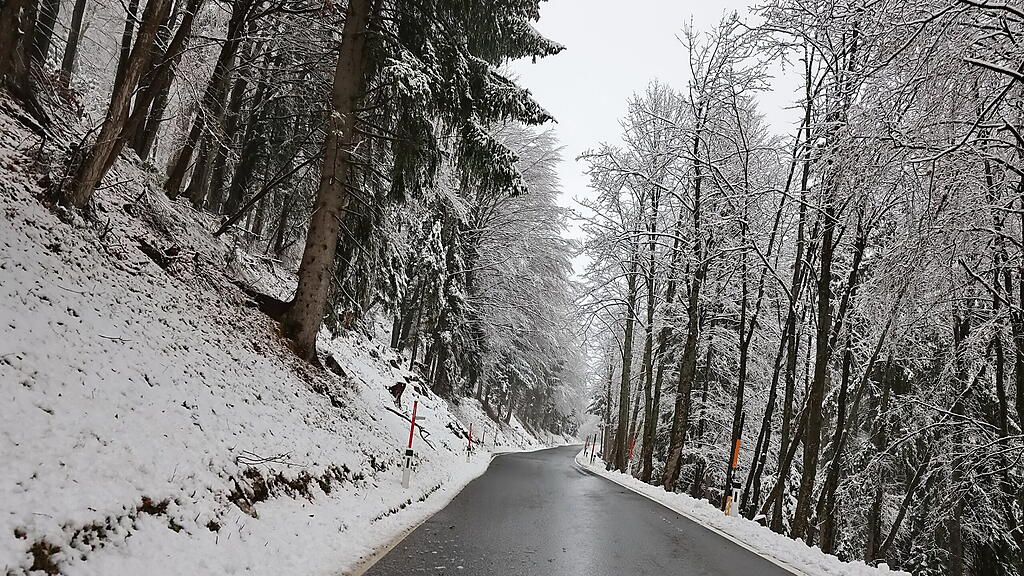 Wintereinbruch Gaisberg