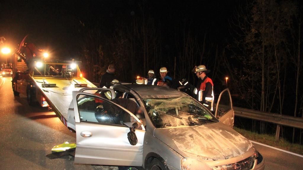 Unfall auf der B20