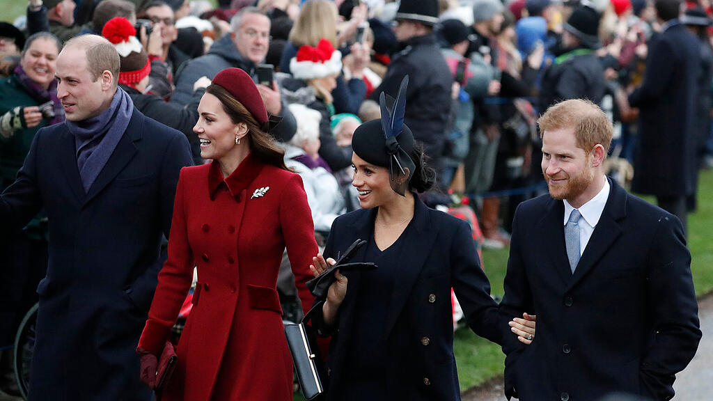 Royals auf Weg zum Weihnachtsgottesdienst