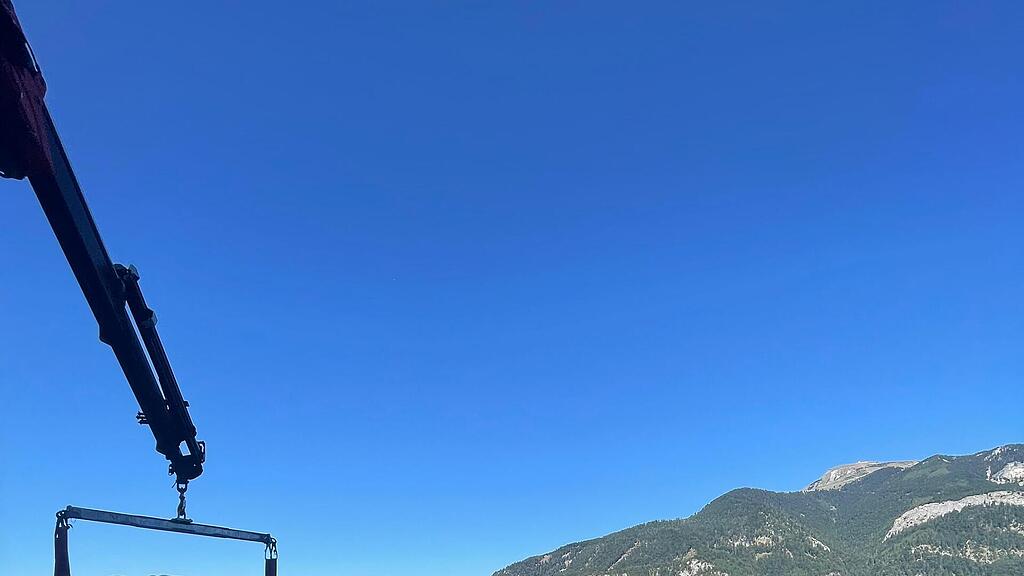 Bootsbergung am Wolfgangsee