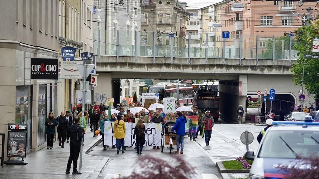 FFF-Demo, Klimastreik in Salzburg