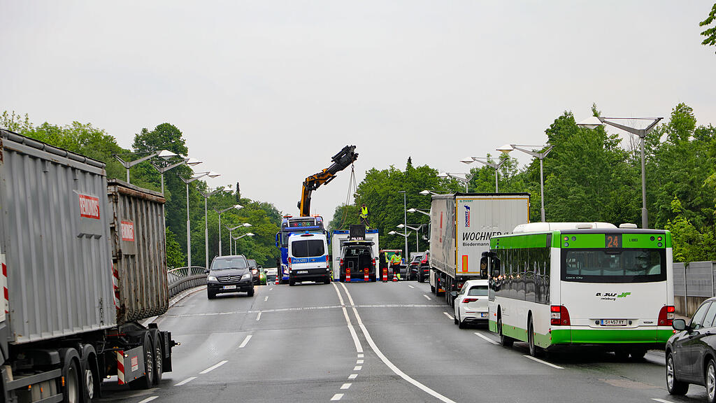 Grenzkontrollen an Grenze in Freilassing