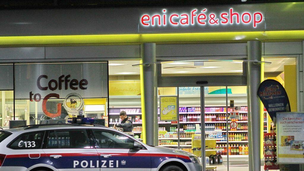 Überfall auf Tankstelle in Puch