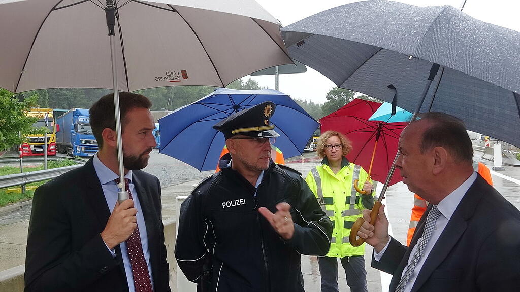 Dritte Spur Grenzübergang Walserberg