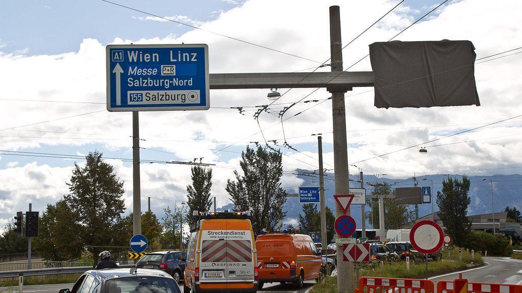 Verkehrschaos am "Tag der deutschen Einheit" in Salzburg