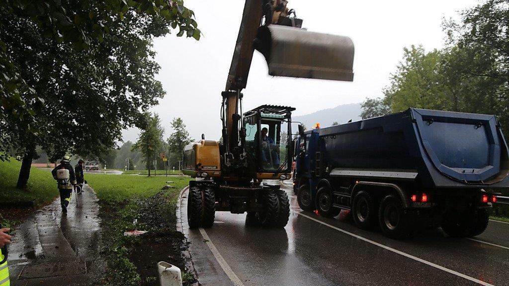 Öleinsatz auf der B20