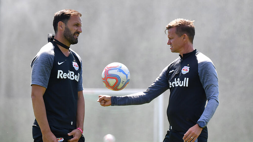 Red Bull Salzburg, Training, Jesse Marsch, Sebastian Kirchner