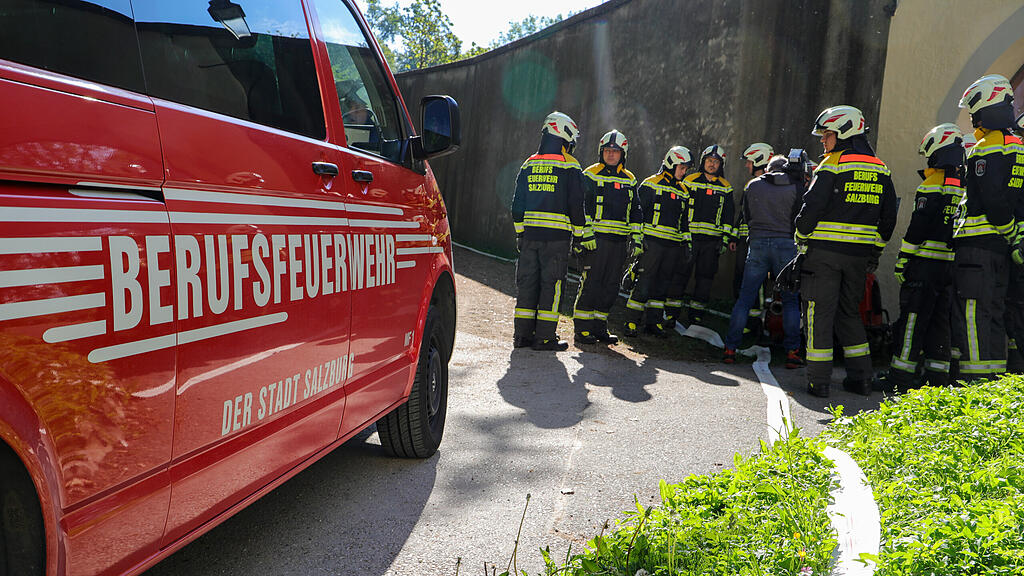 Übung Berufsfeuerwehr Kapuzinerberg