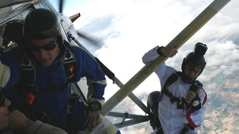 Skydiving über Salzburg