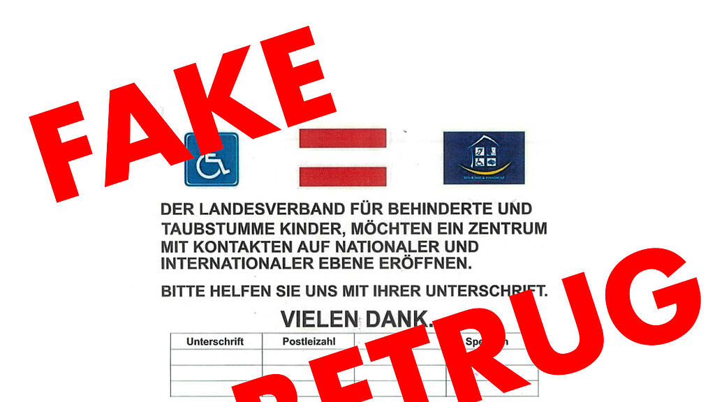 Fake Spenden