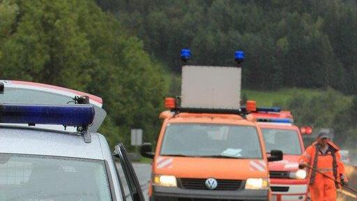 Crash auf der A10
