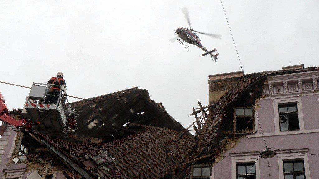 Heftige Explosion: Hauseinsturz in Wien-Fünfhaus